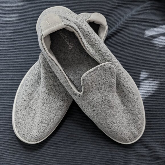 Allbirds Merino Wool Gray Slip-on Loafers Men's Size 10 EUR 42 - Picture 2 of 10